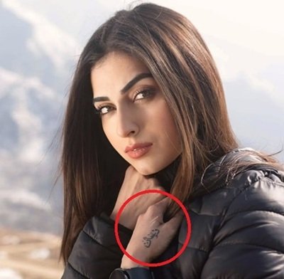 Farhana Bhatt's tattoo