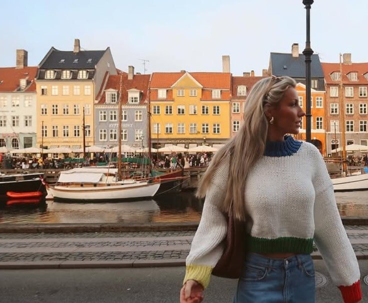 Makena White during her vacation