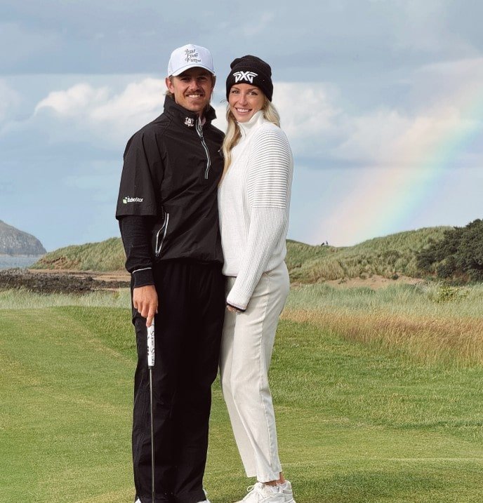 Makena White with her boyfriend