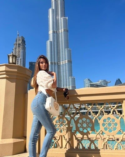 Poonam Pandey during her vacation