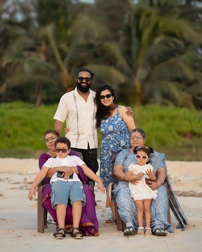 Pragathi Rishab Shetty during her vacation