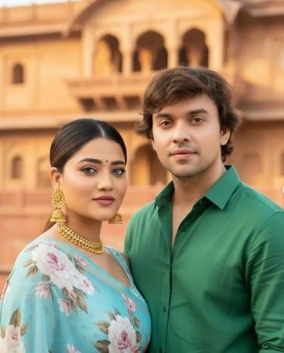 Shakespeare S. Tripathy with Ruks Khandagale