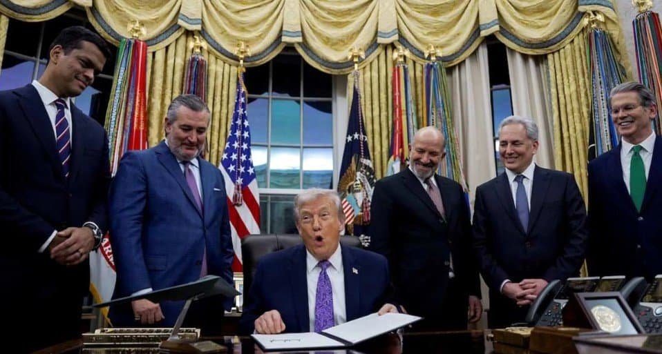 Sriram Krishnan with Donald Trump