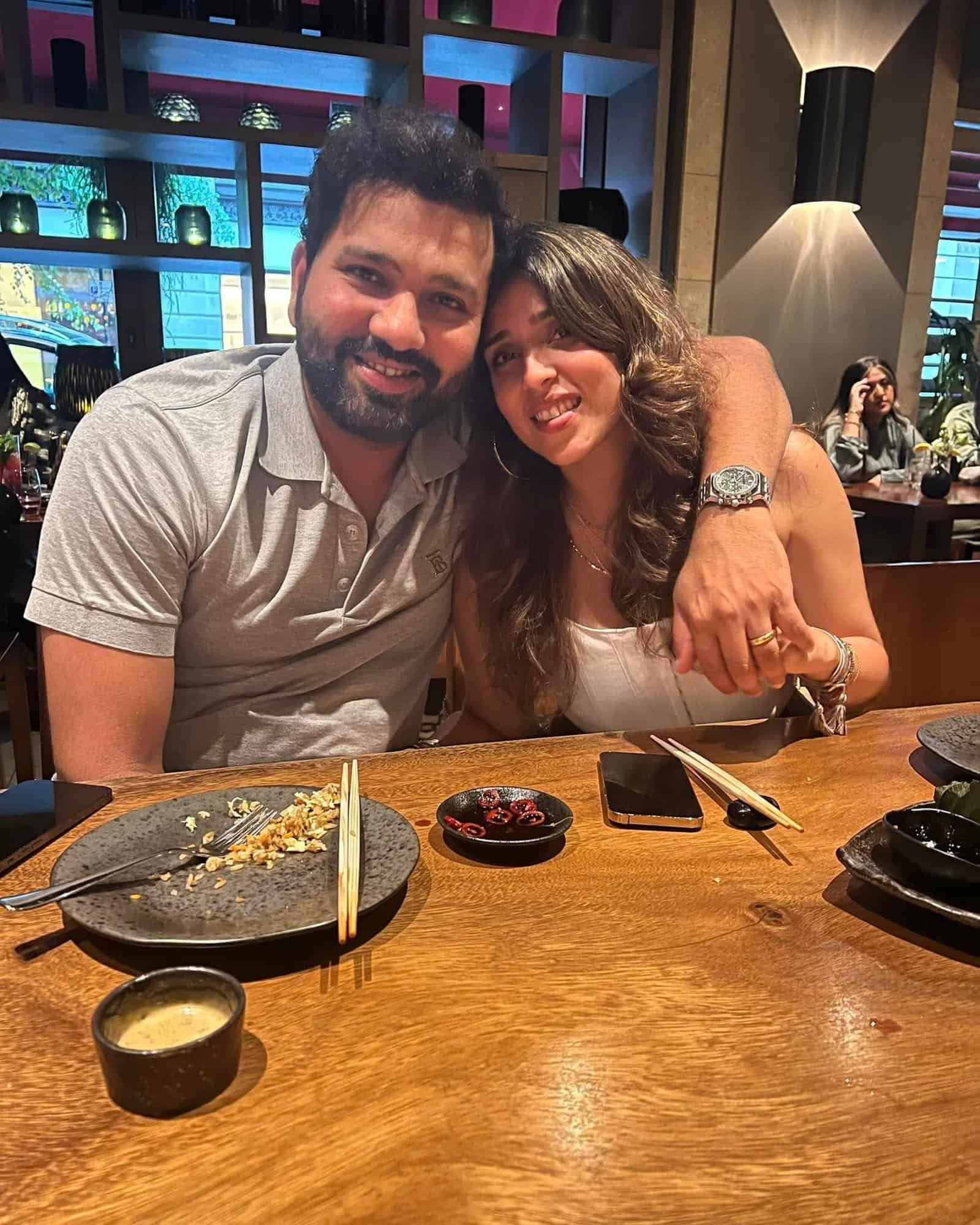 Rohit Sharma and Ritika Sajdeh Love Story