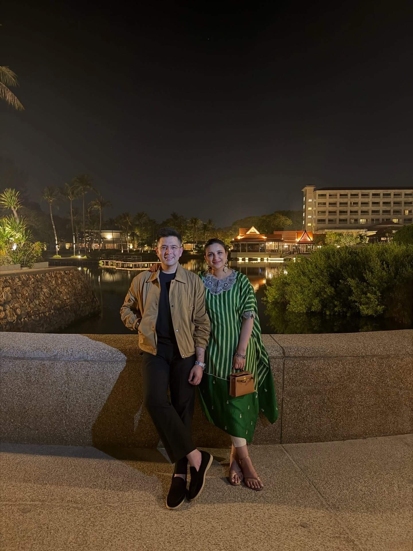 Raghav Chadha with his wife Parineeti Chopra