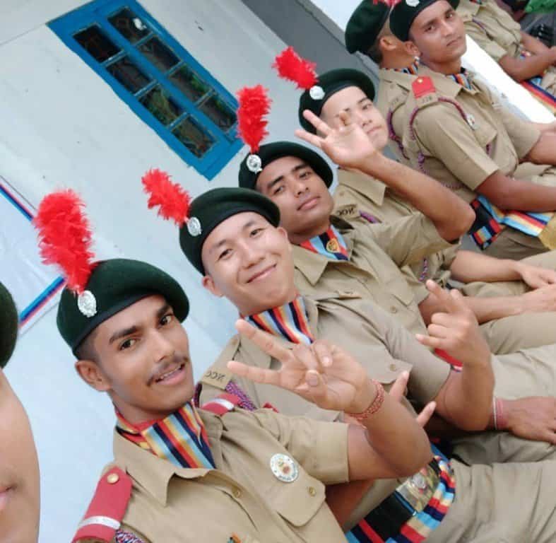James Libang during his NCC days
