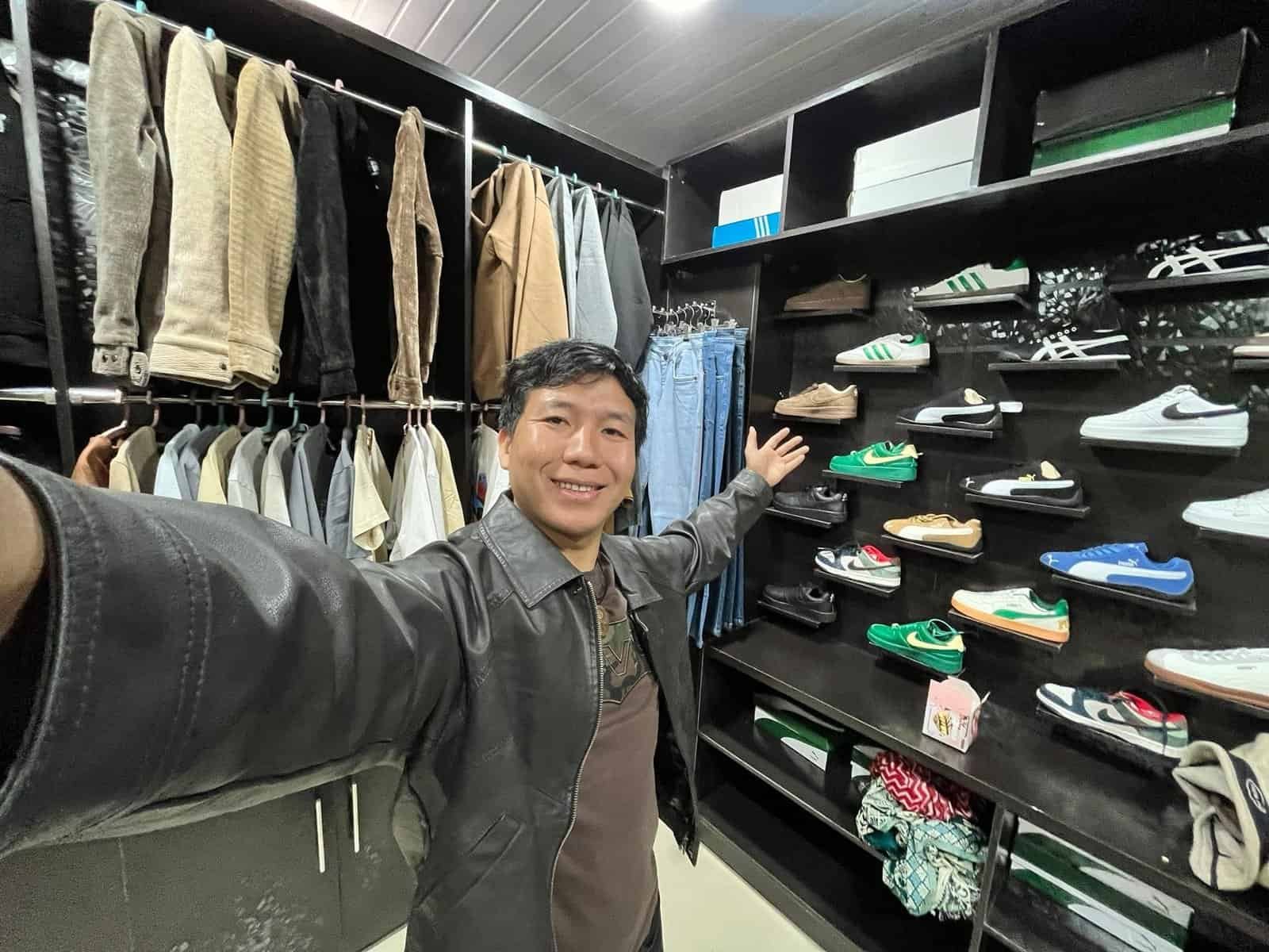 James Libang in his shop