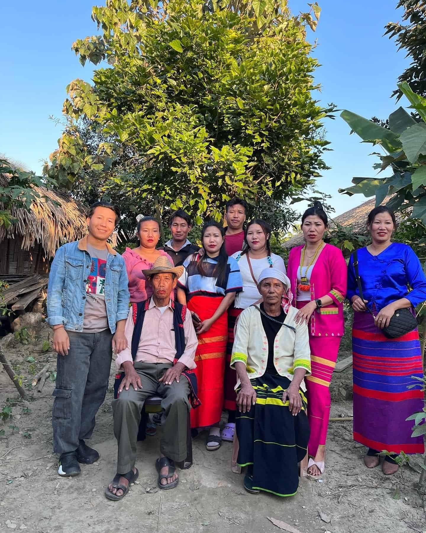 James Libang with his family